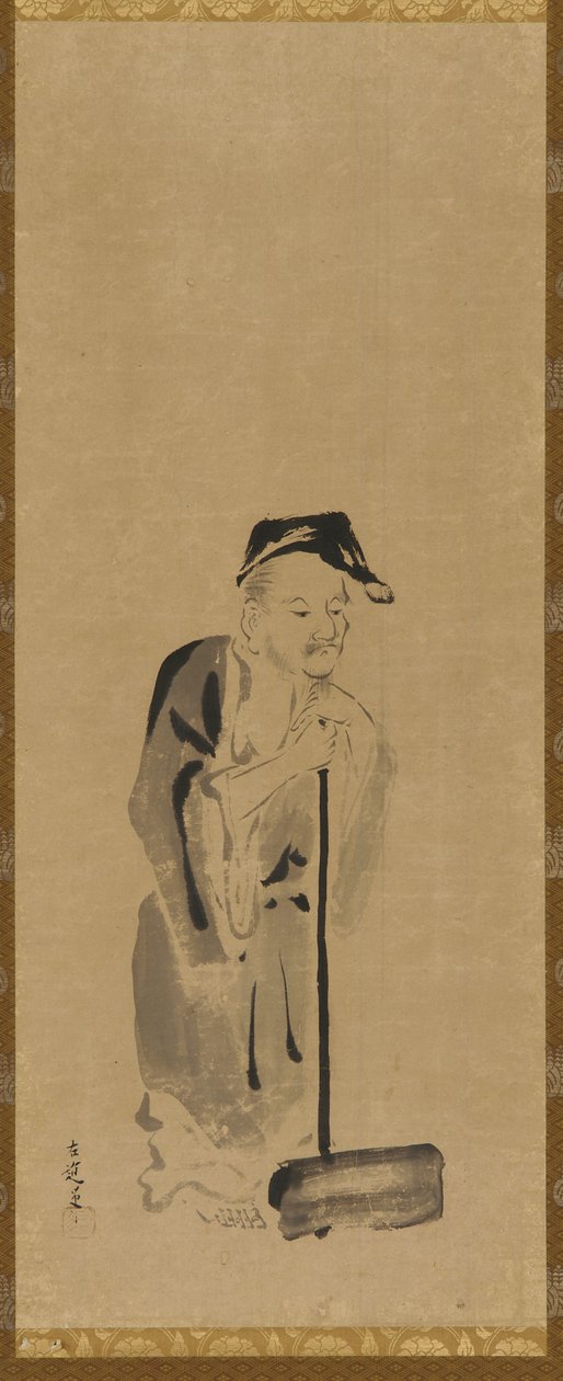Shide (<em>Jittoku</em>) af Kano Sadanobu