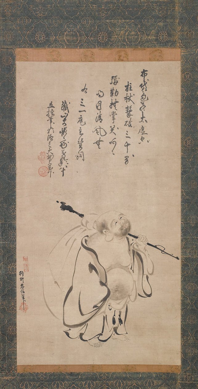 Hotei, 1616. af Kano Takanobu