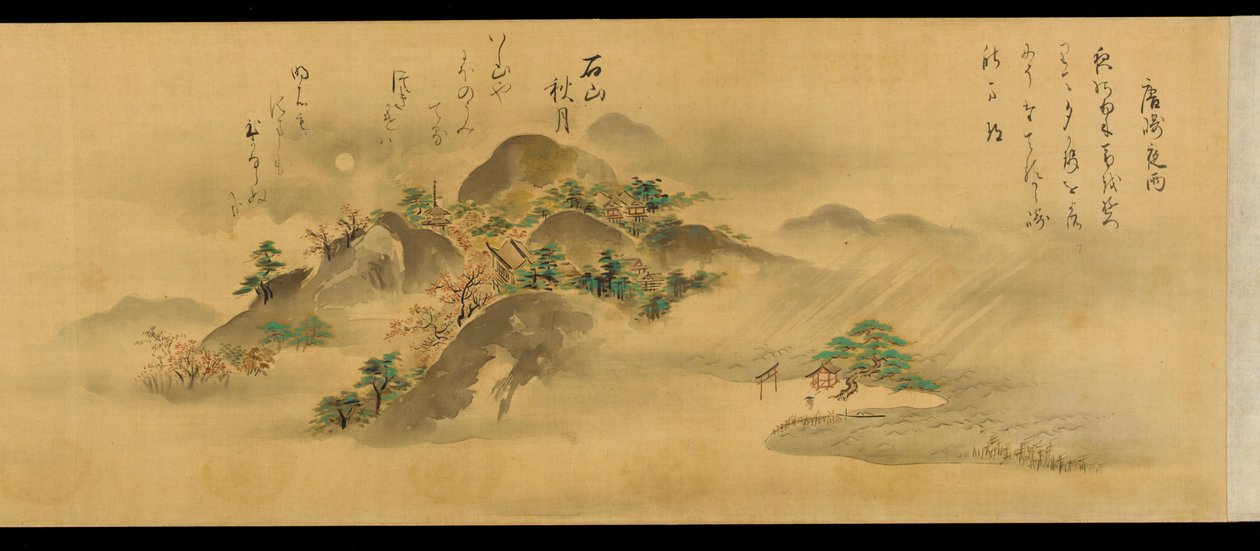 Otte udsigter over Omi-provinsen, Edo-perioden, 1670. af Kanō Tan’yū