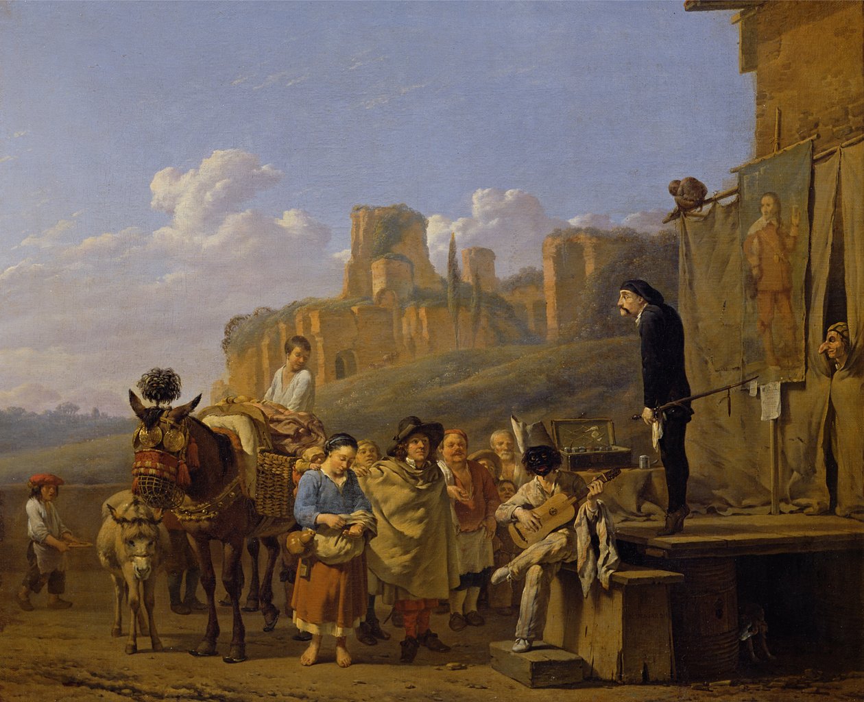 De italienske Charlataner, 1657 af Karel Dujardin