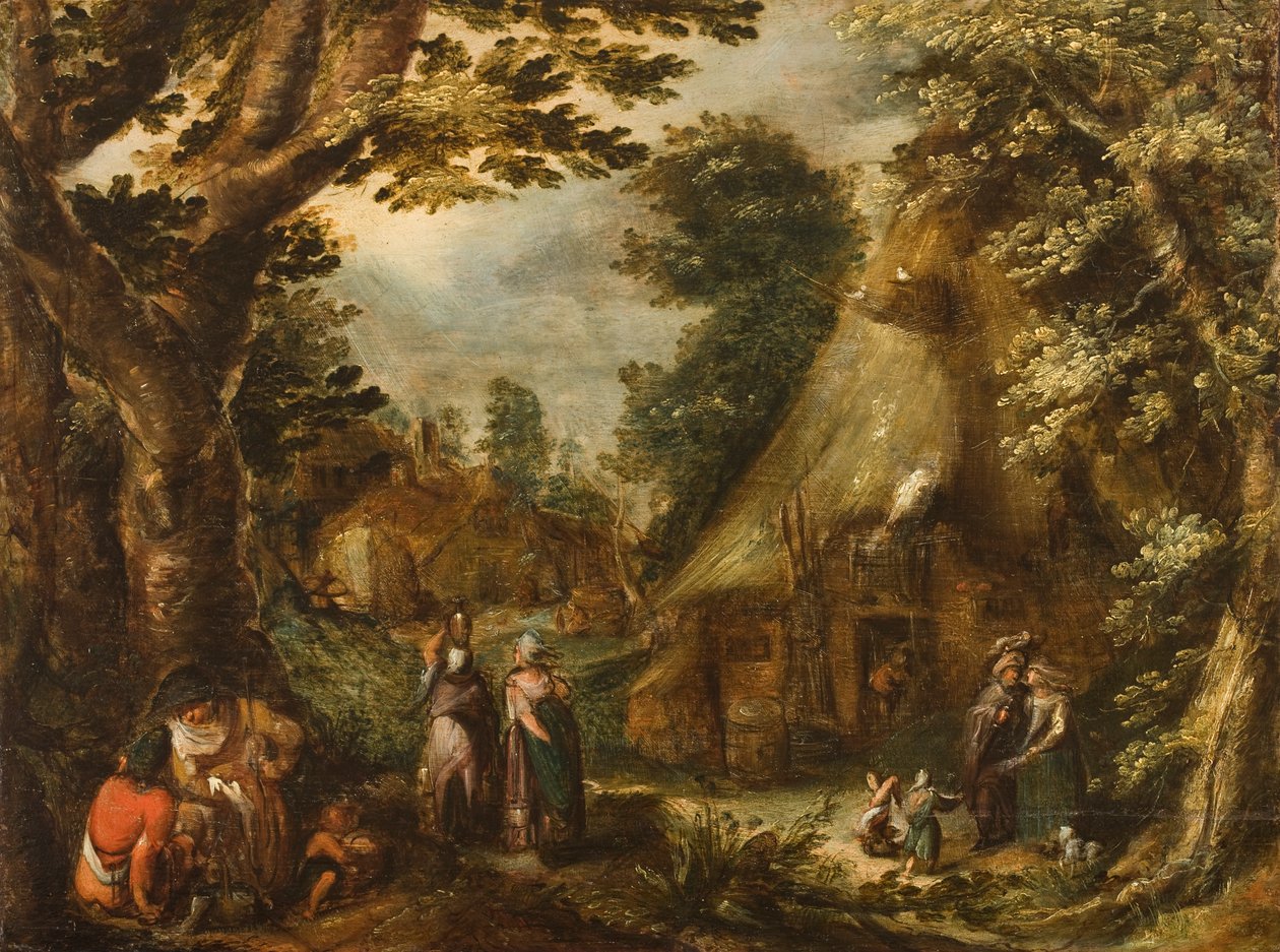 Rustikt landskab, 1590