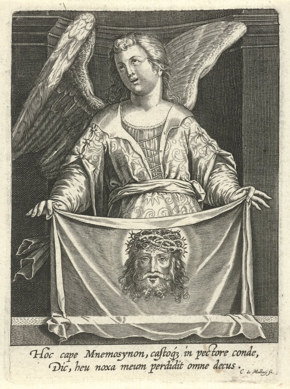 Engel med Sudarium af Karel van Mallery