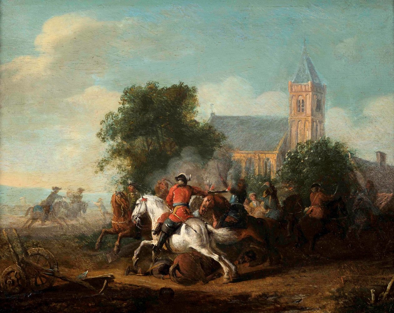 Kampscene af Karel Breydel