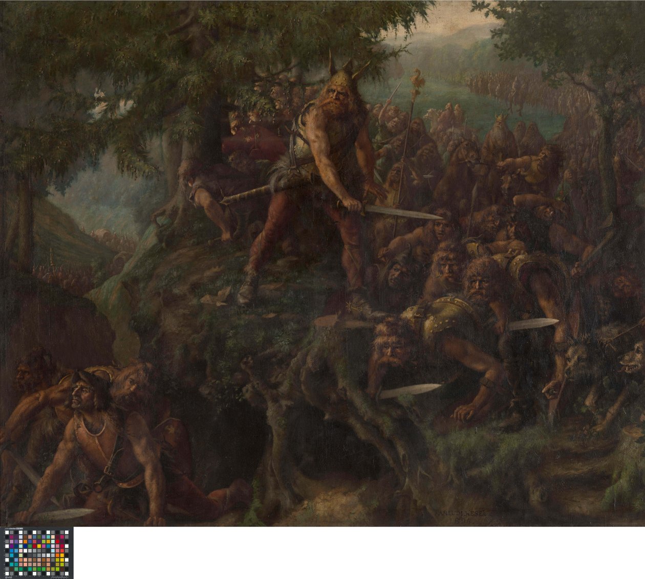 Den romerske invasion af Gallien af Karel De Kesel