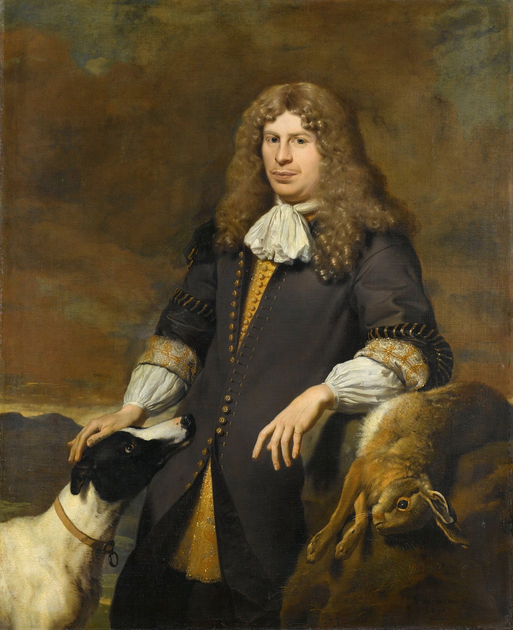 Portræt af en mand, muligvis Jacob de Graeff, rådmand i Amsterdam i 1672 af Karel Du Jardin
