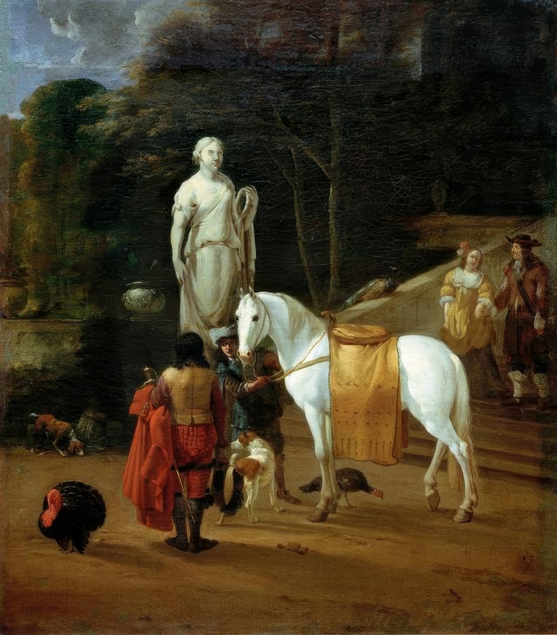 Farvel foran paladset af Karel Dujardin