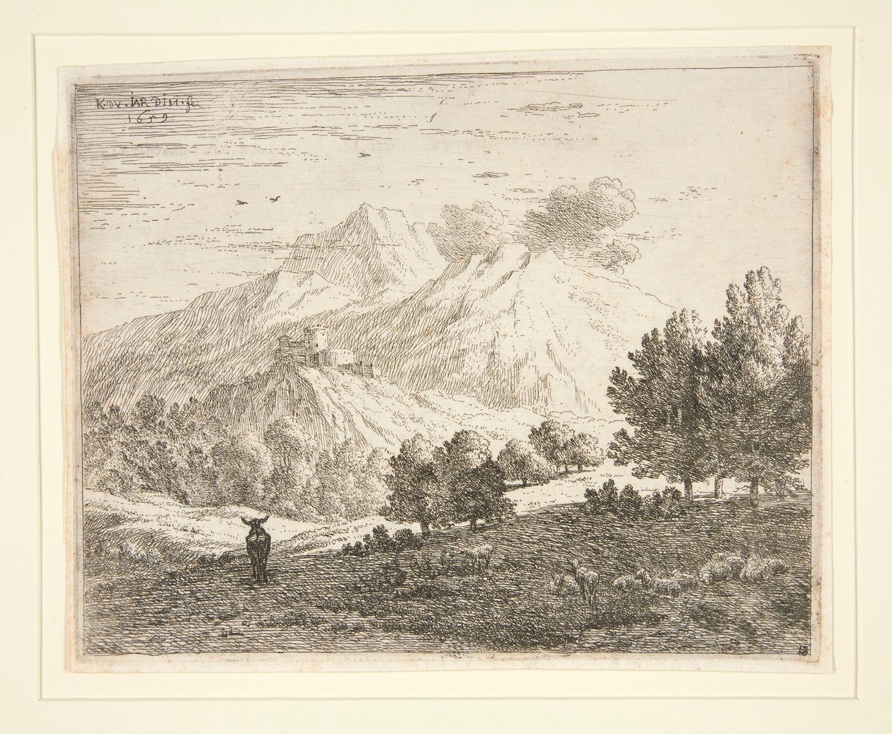 De fire bjerge af Karel Dujardin