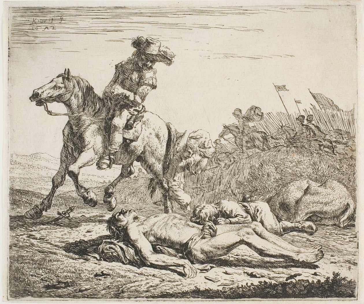 Slagmarken af Karel Dujardin