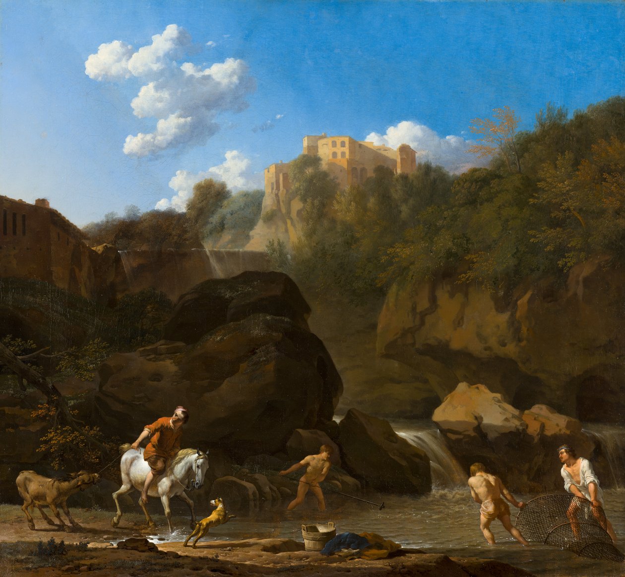 Vandfaldene ved Tivoli af Karel Dujardin