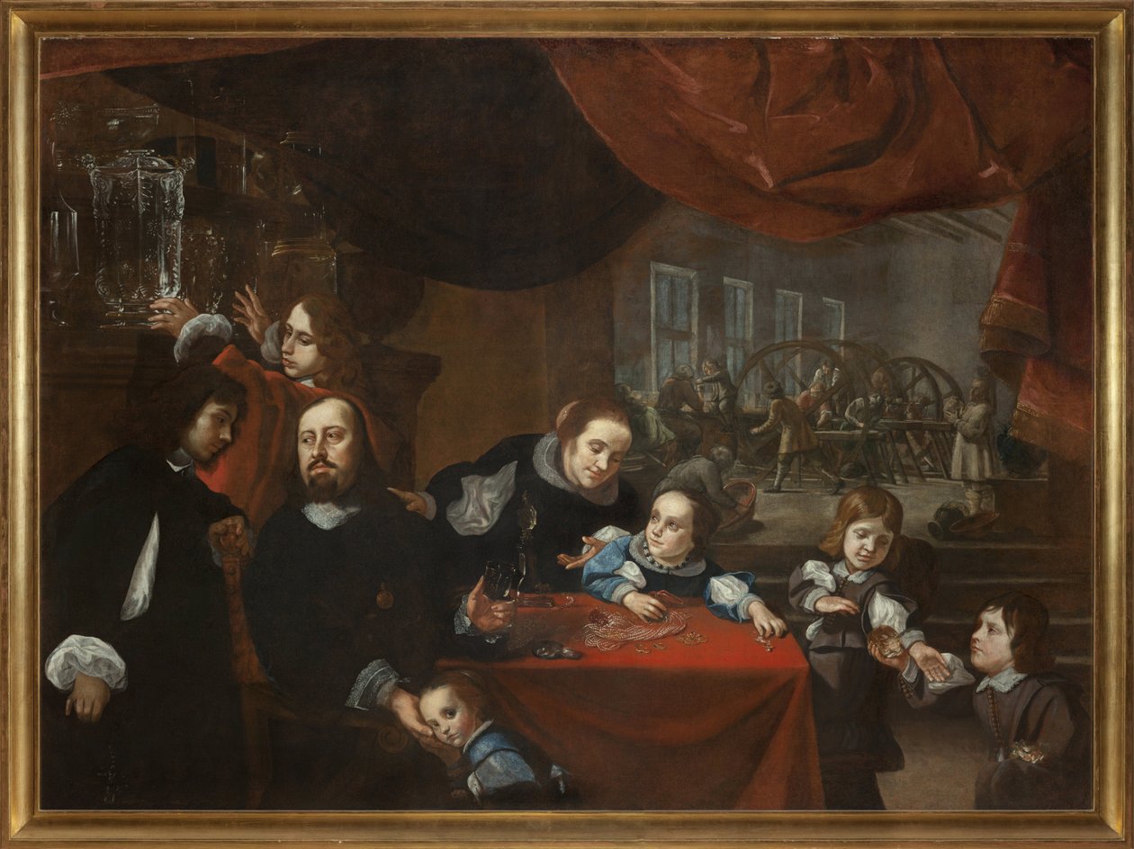 Dionysius Miseroni (1607-1661) og hans familie af Karel Škréta