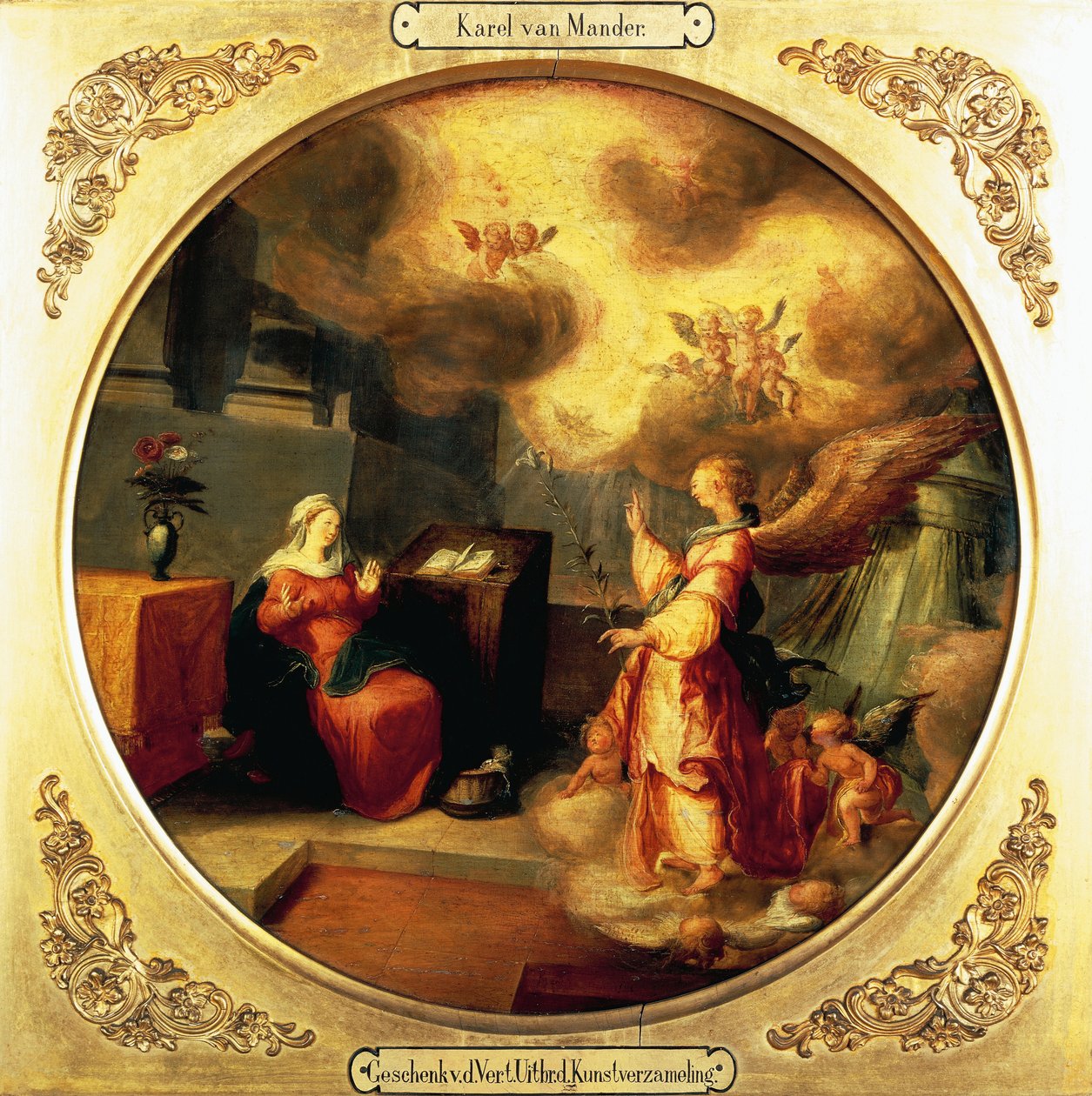 Bebudelse af Karel van Mander I (1548-1606) af Karel Van Mander