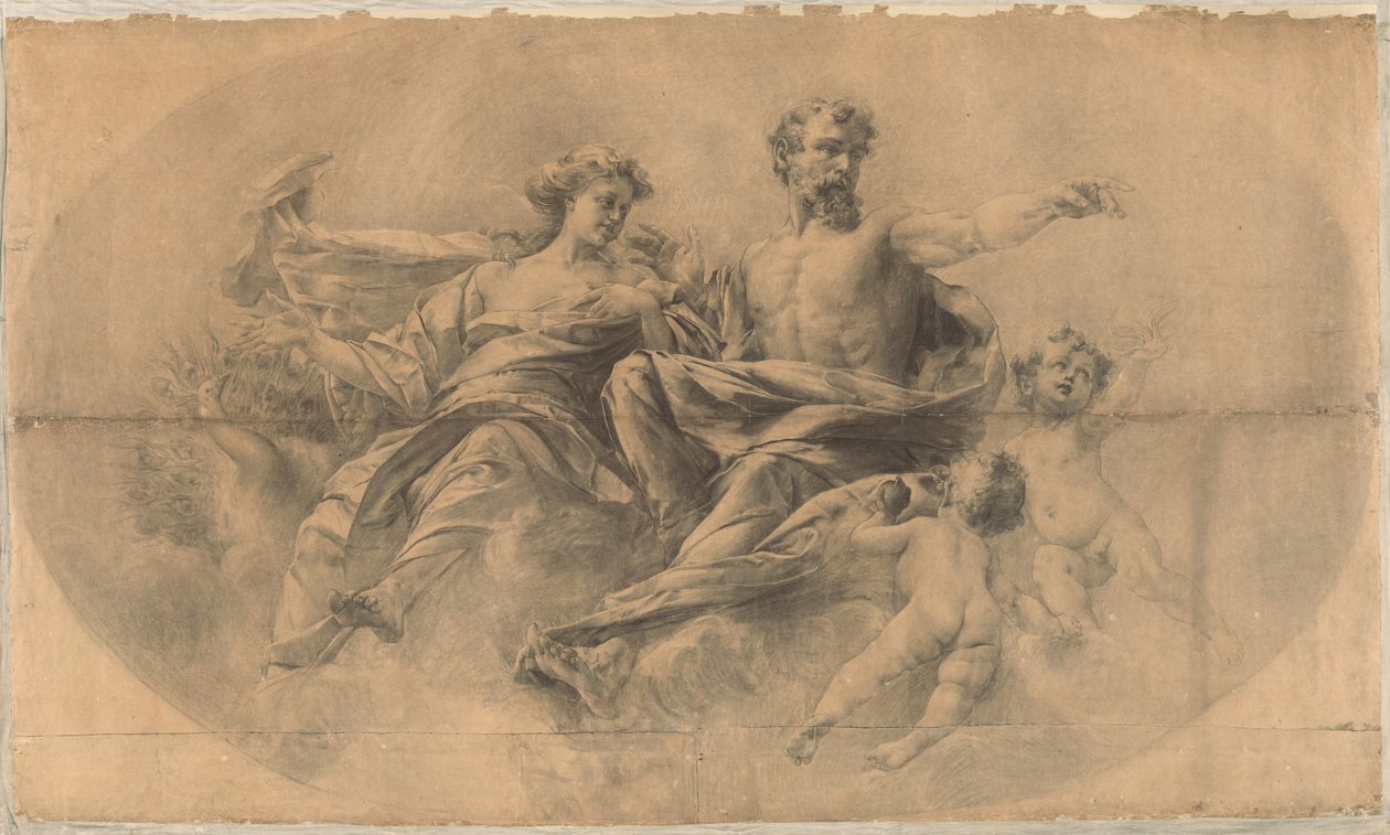 Zeus og Hera af Karel Vitezslav Masek