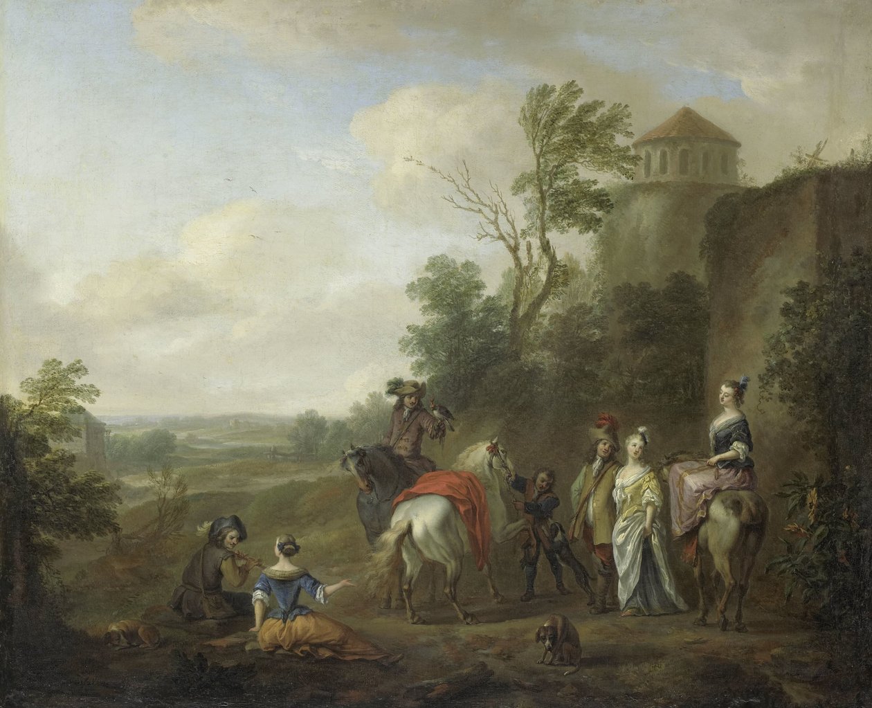 En jagtfest af Karel van Falens