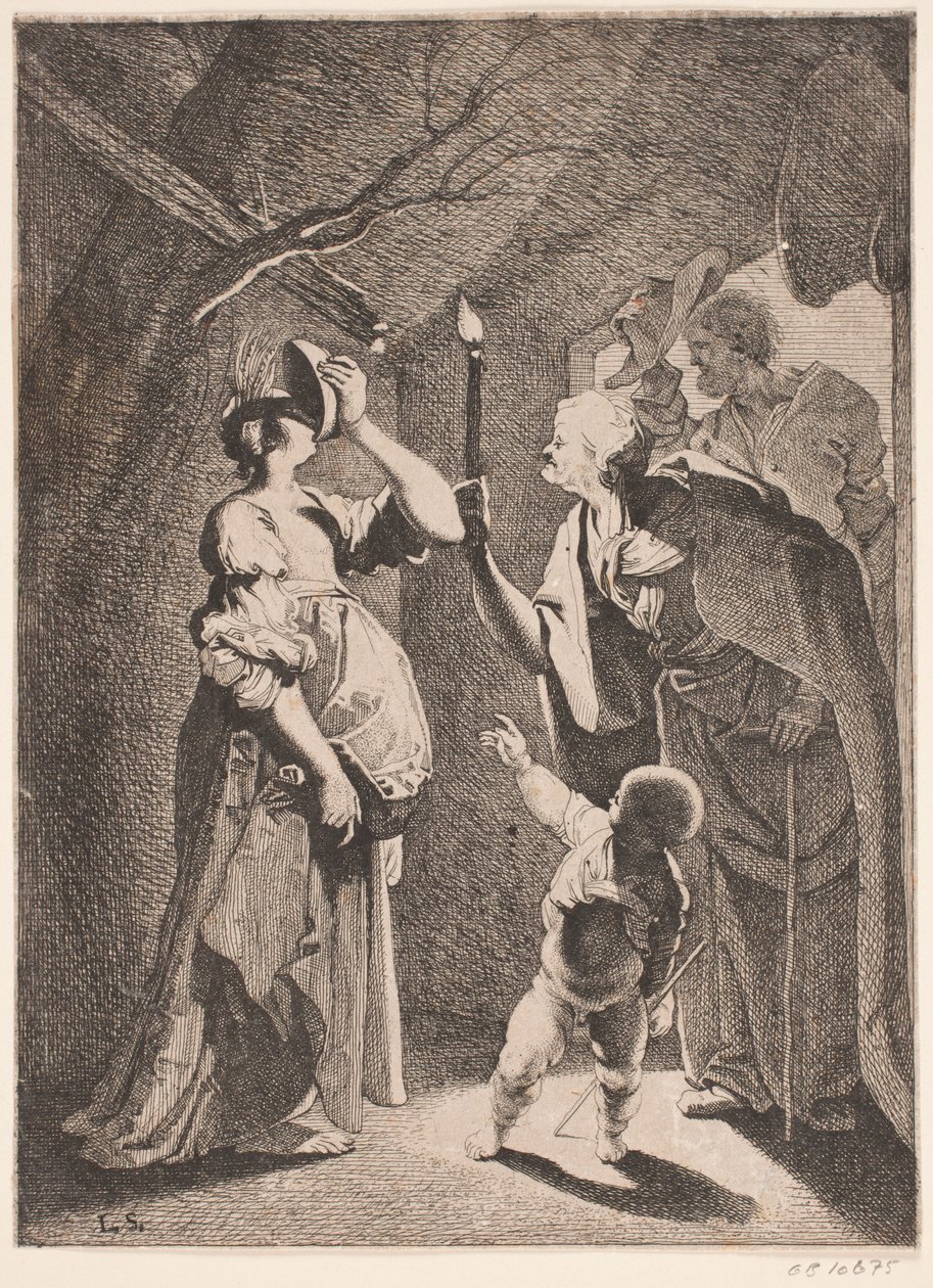 Ceres hånet af Stellio af Karel van III Mander