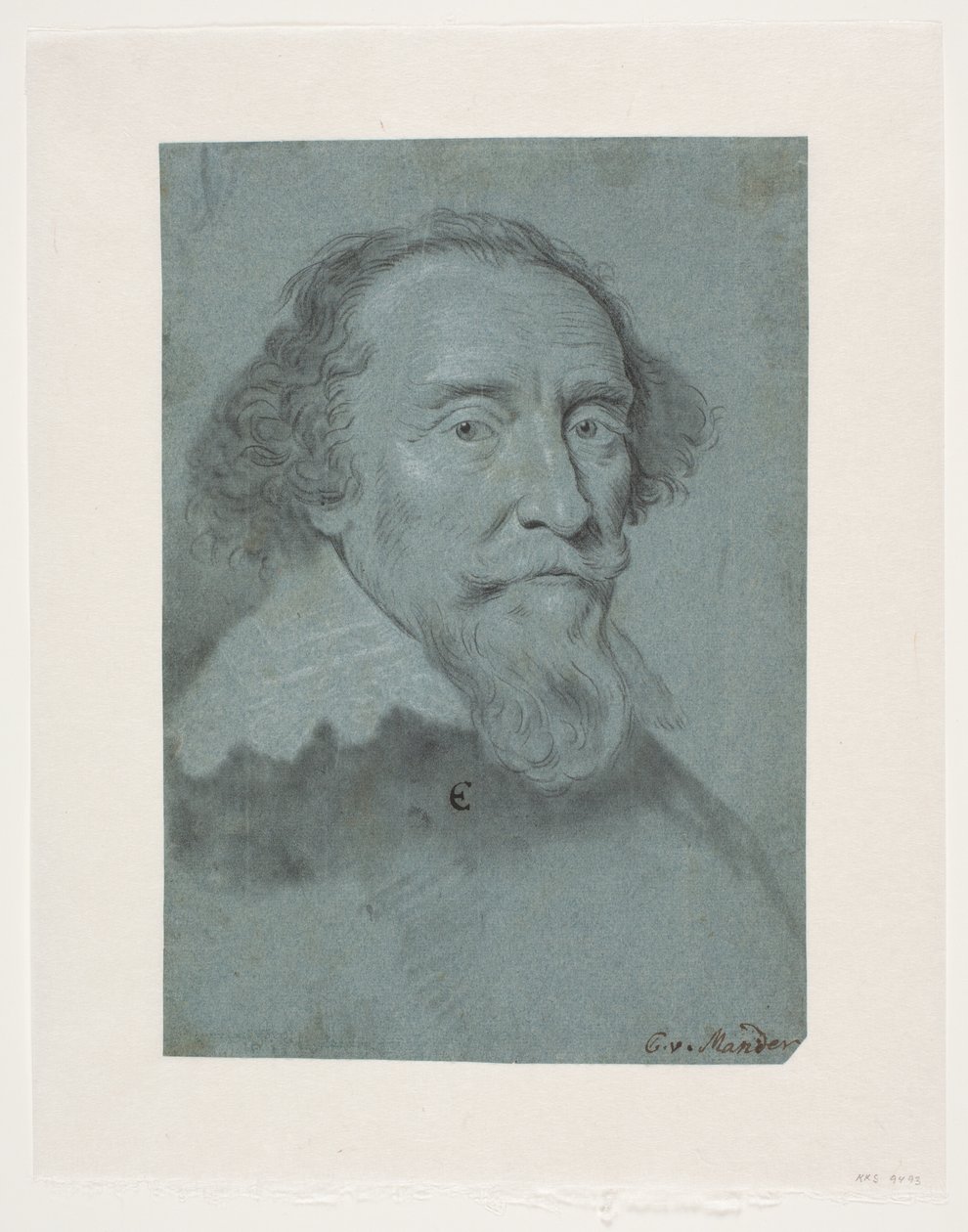 Mandsportræt. Henrik, greve af Bergh. af Karel van III Mander