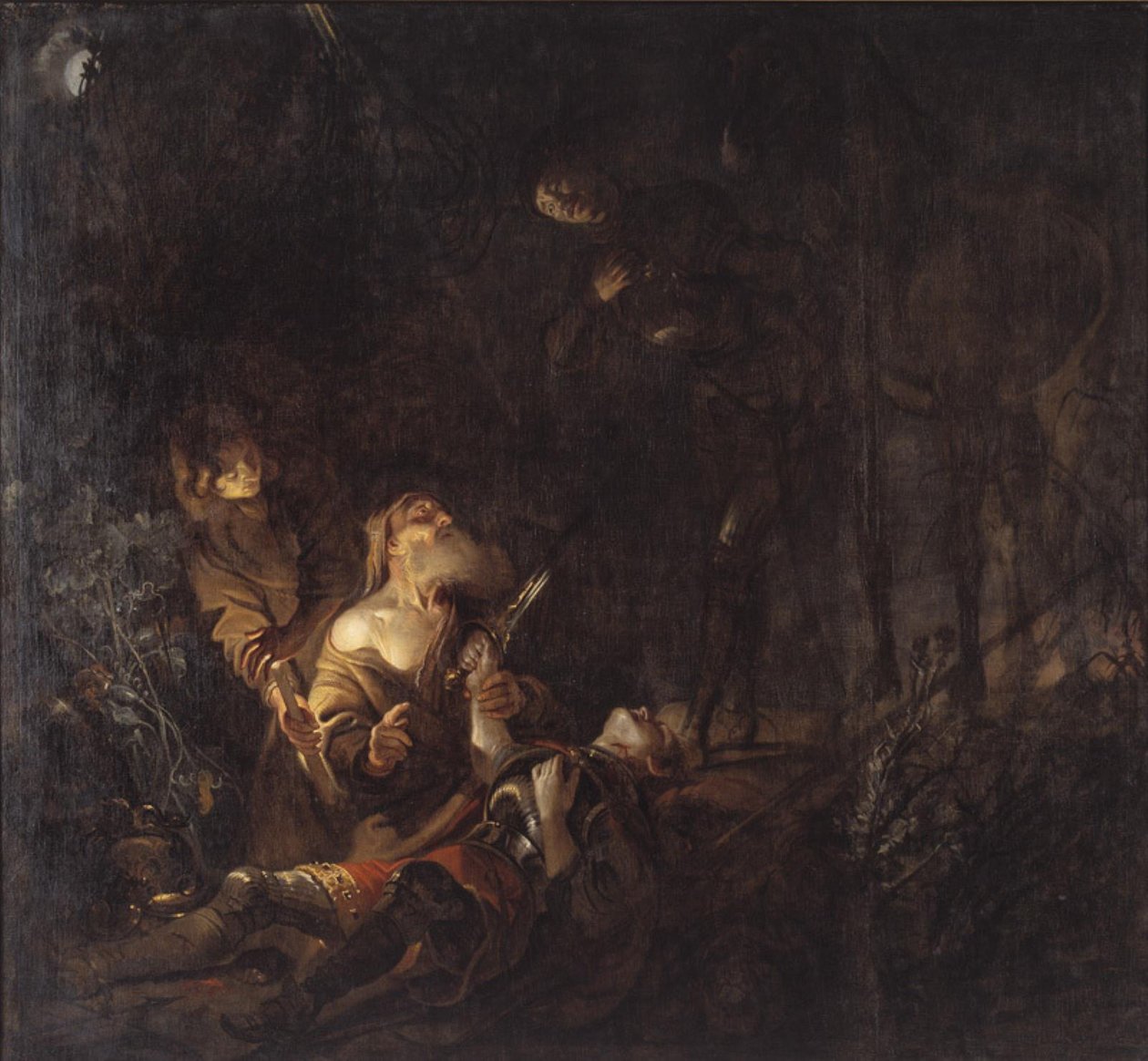Prins Svens lig bliver fundet af Karel van III Mander