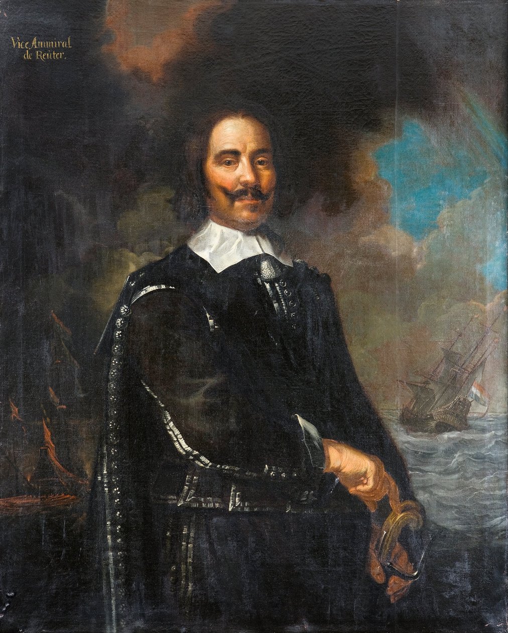 Viceadmiral de Ruyter af Karel van III Mander