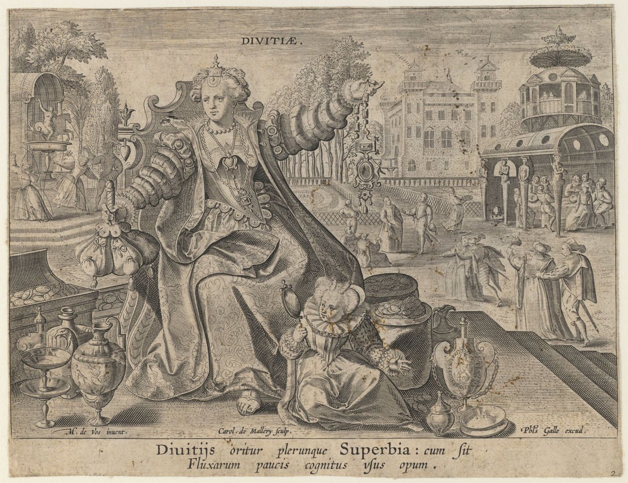 Rigdom Rigdom 1600 af Karel van Mallery
