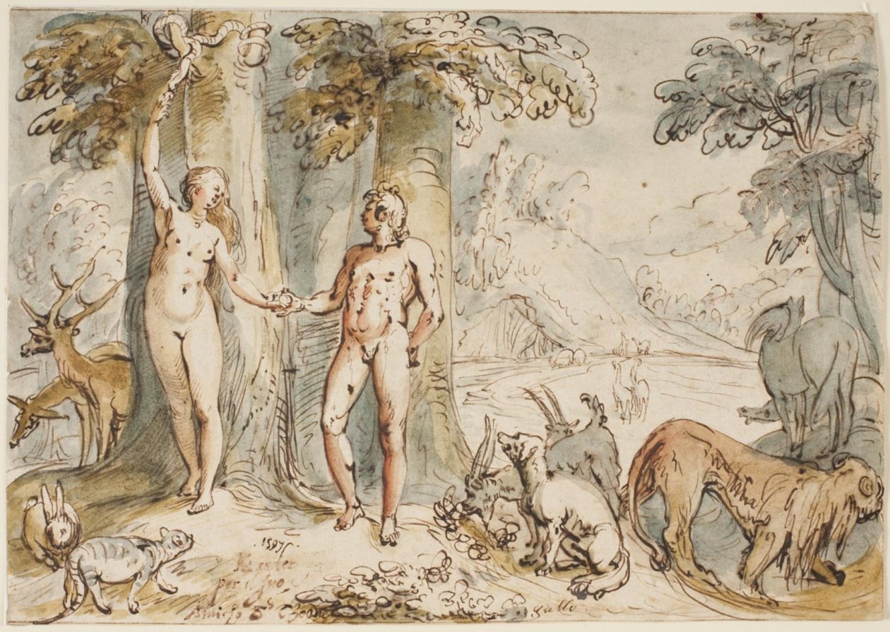 Menneskets fald af Karel van Mander I