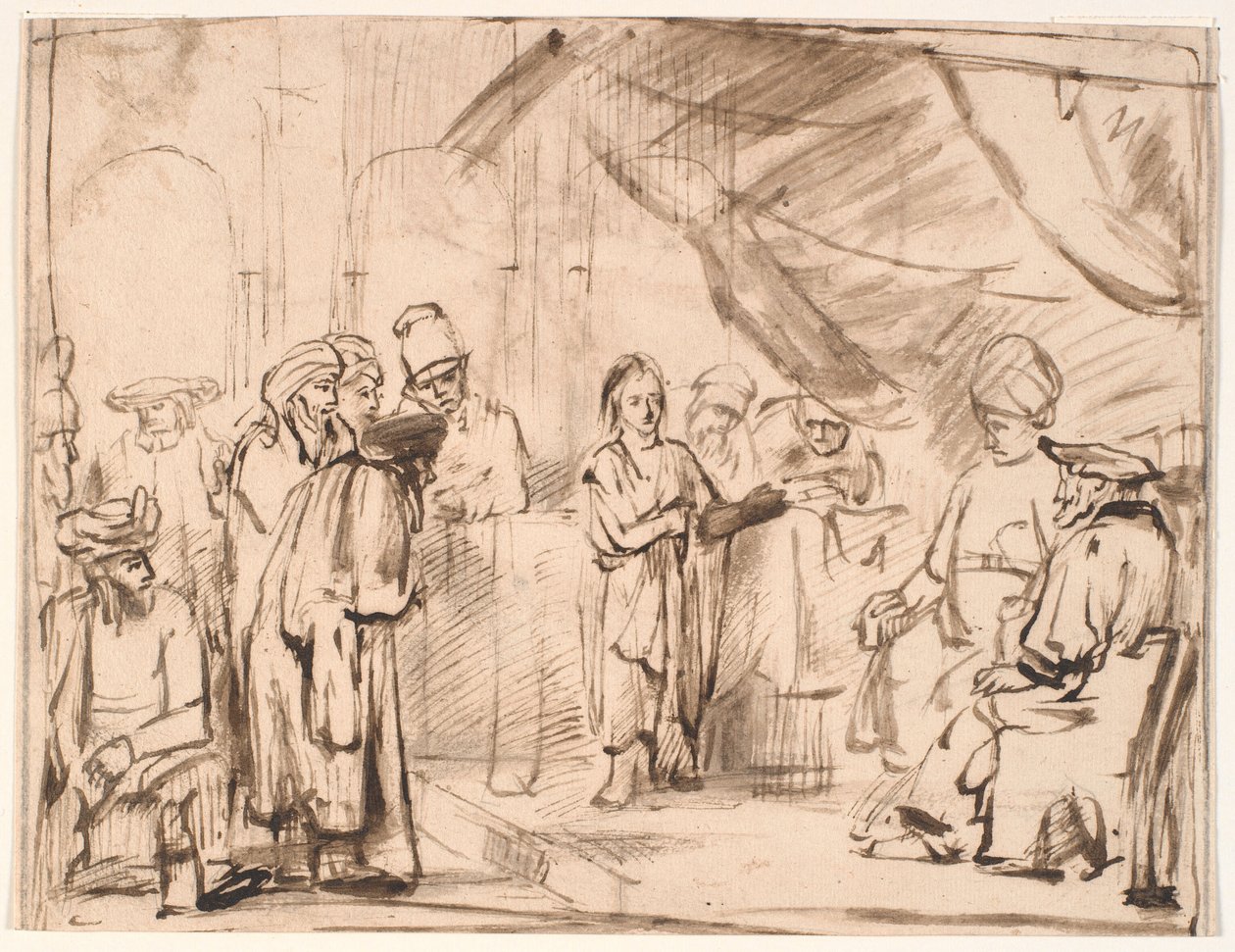 Den tolv-årige Jesus i templet af Karel van Savoy