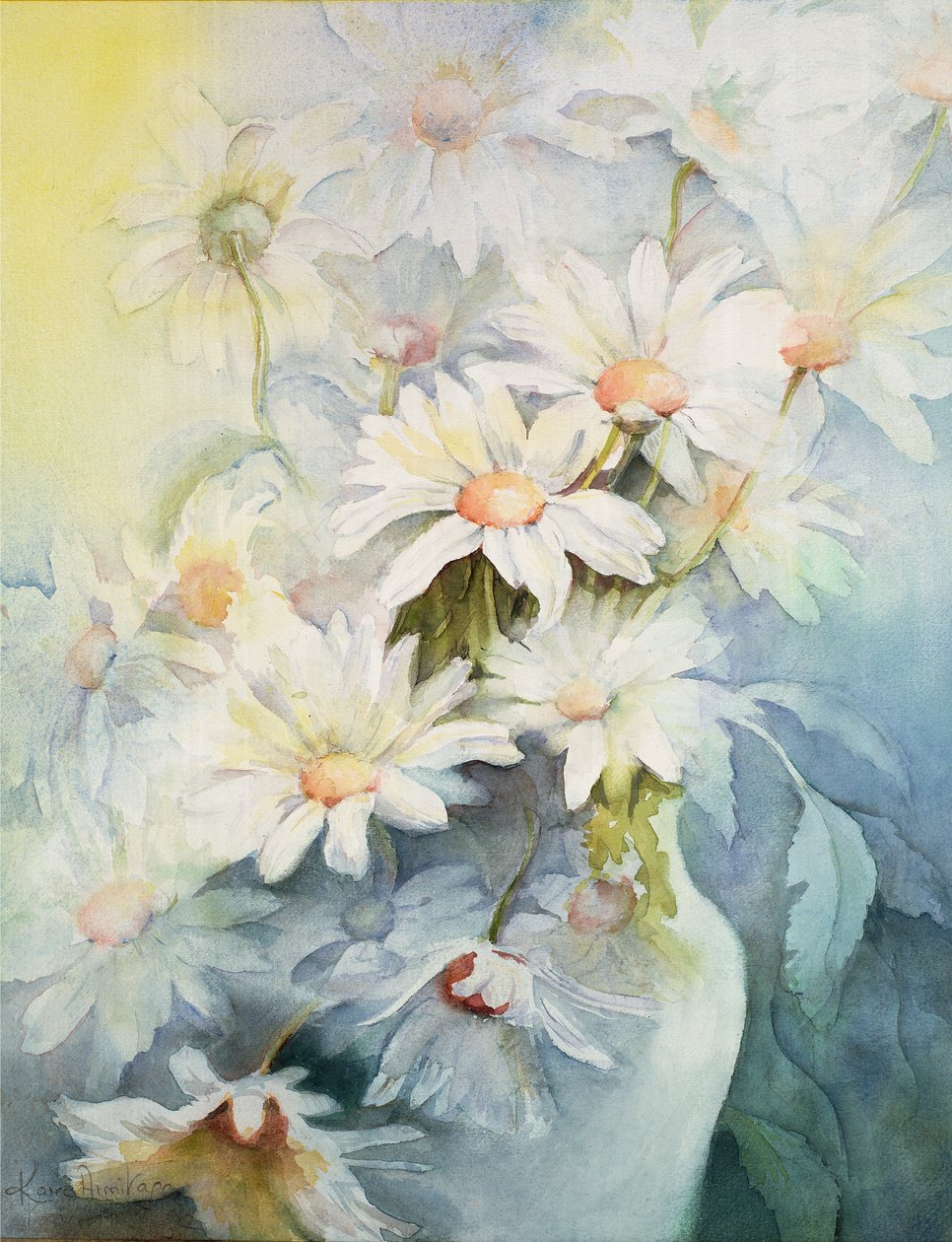 Krysantemum, snehætte af Karen Armitage