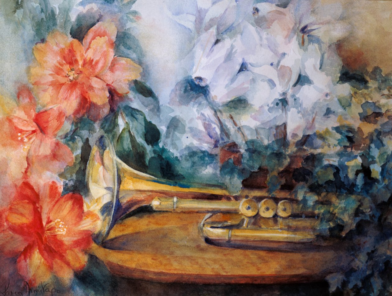 Phil Collins fra "Genesis" Trumpet af Karen Armitage