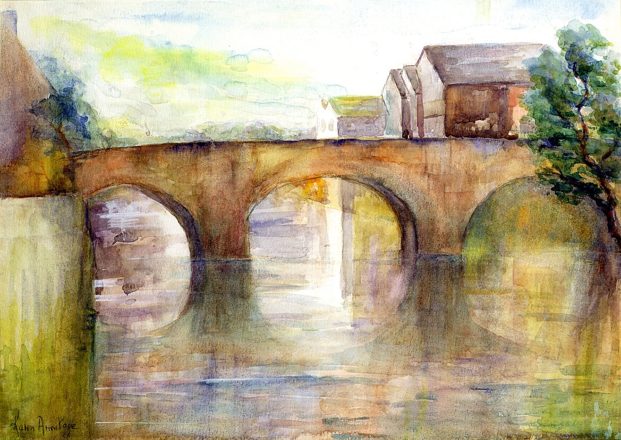 River Arun, Sussex (wc) af Karen Armitage