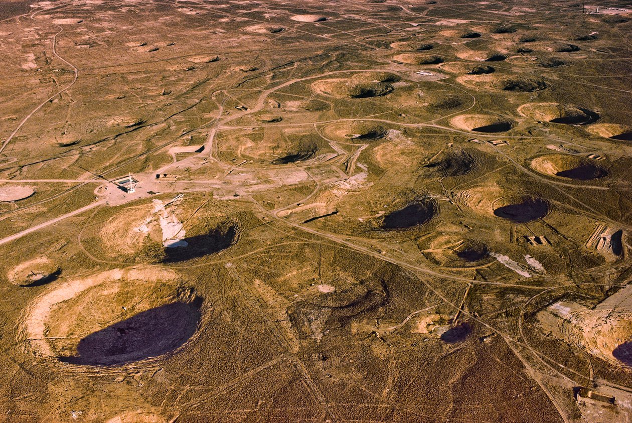 Nevada atomprøvesprængningsområde af Karen Kasmauski