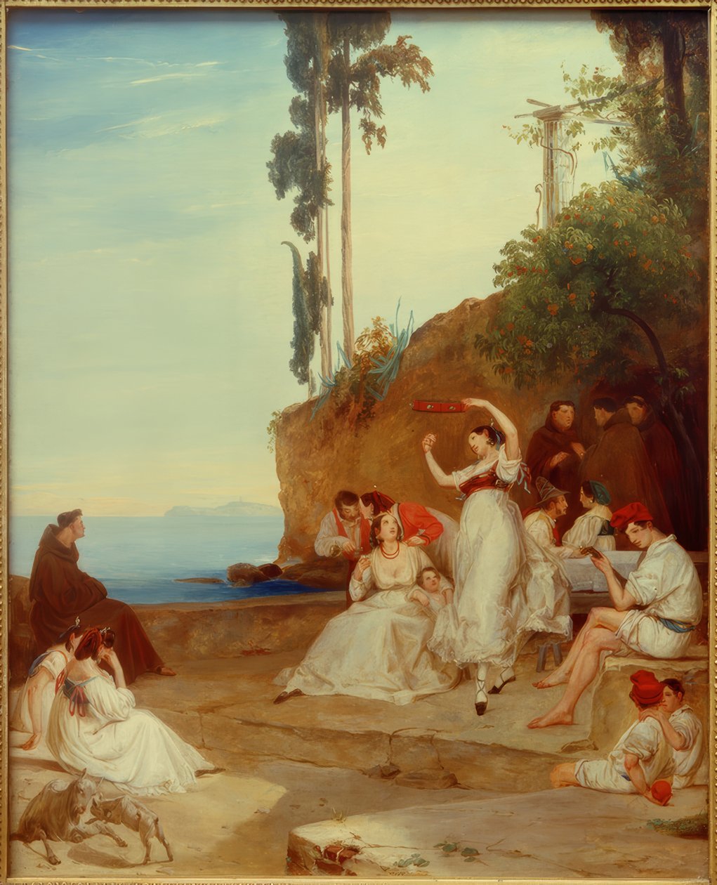 K.Blechen, tarantella af Carl Blechen