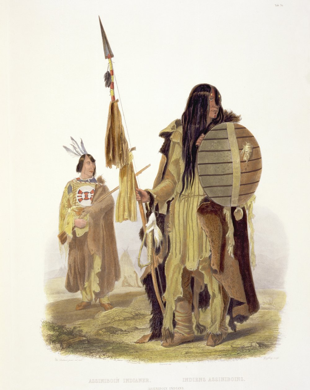 Assiniboin-indianere, plade 32 fra bind 2 af 