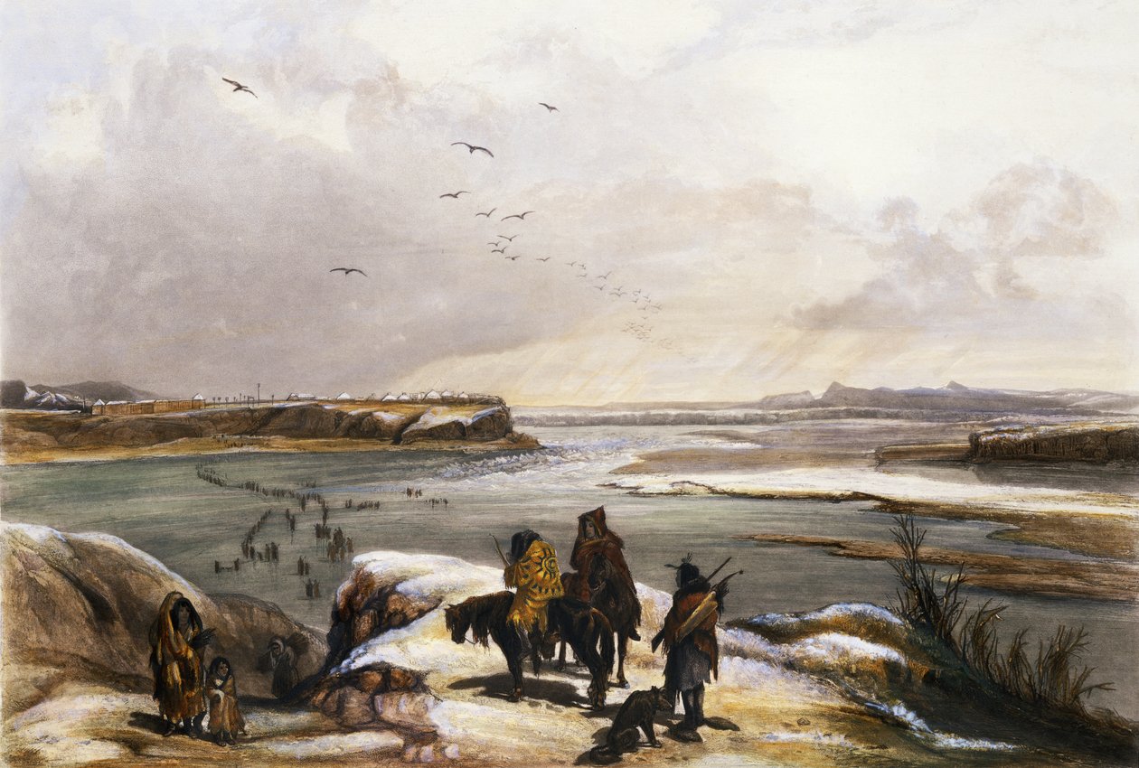 Fort Clark på Missouri, februar 1834, plade 15 fra bind 2 af 