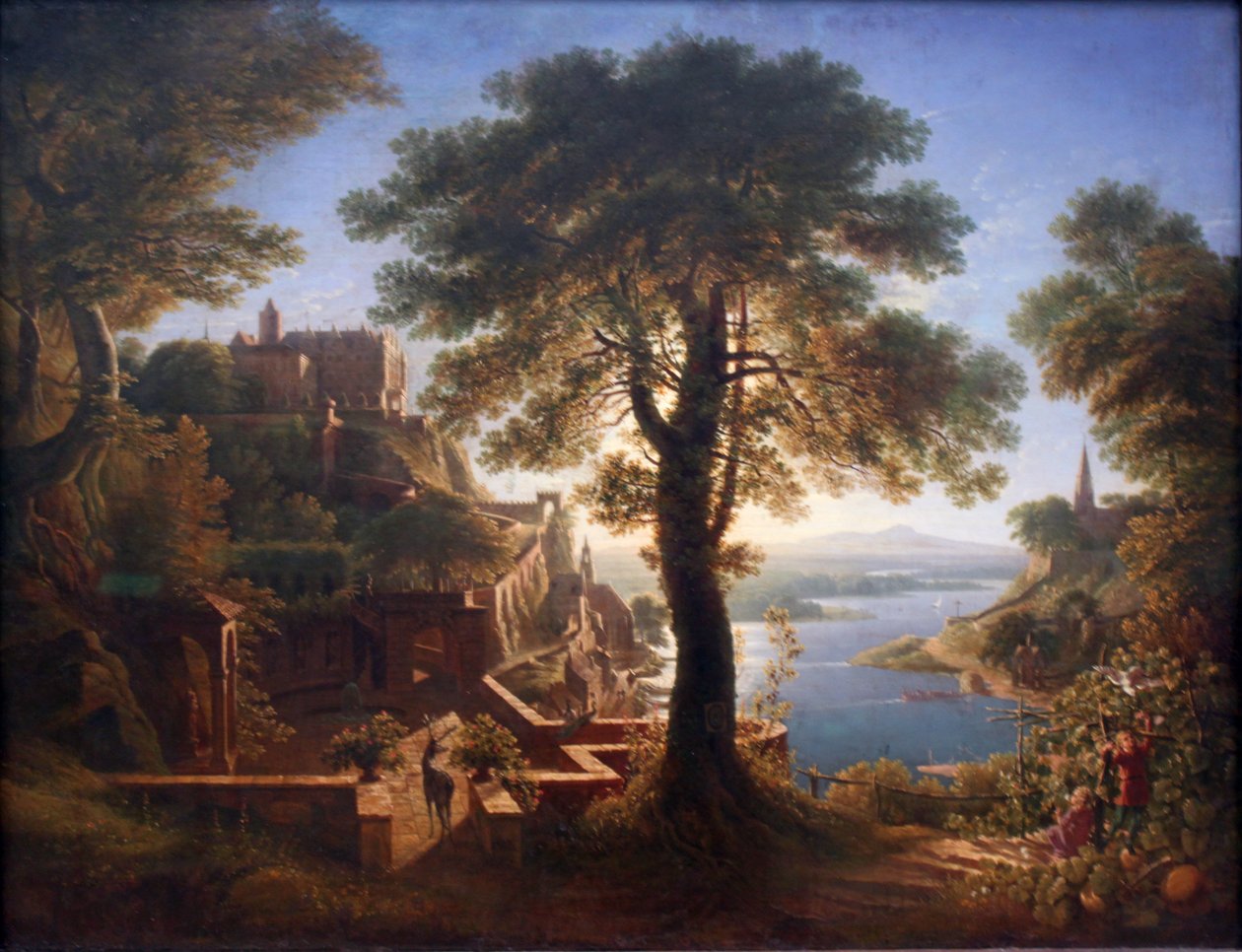Slot ved floden af Karl Friedrich Schinkel