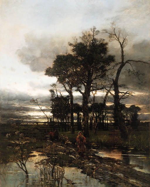 Et aftenlandskab, Norfolk af Karl Heffner