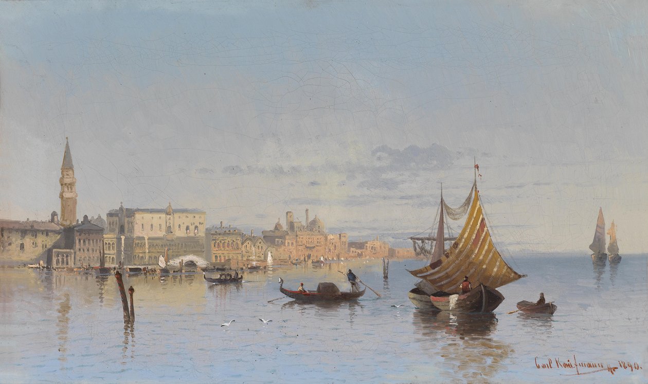Udsigt over Venedig af Karl Kaufmann