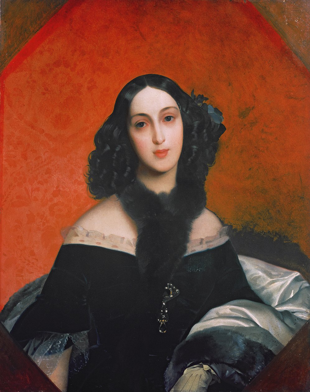 Portræt af M.A. Bek, 1840 af Karl Pavlovich Bryullov