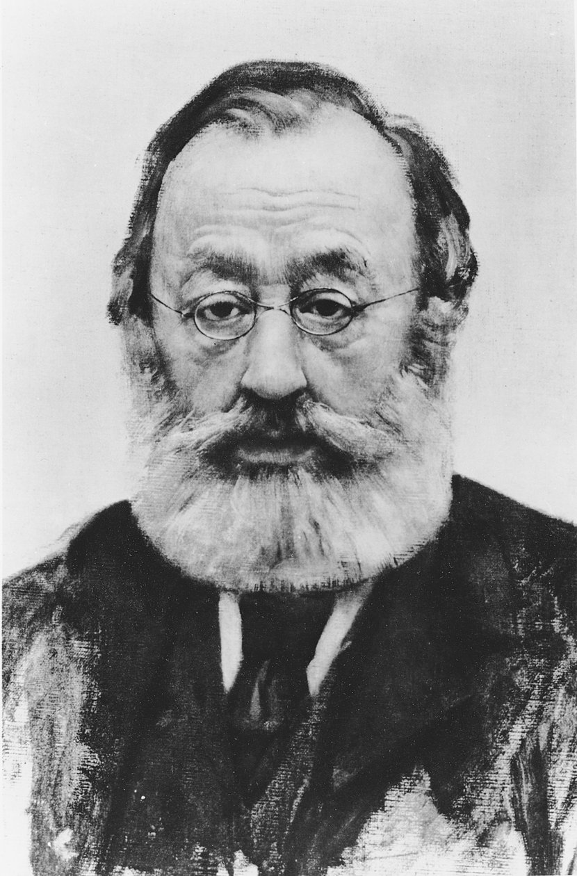 Portræt af Gottfried Keller af Karl Stauffer Bern
