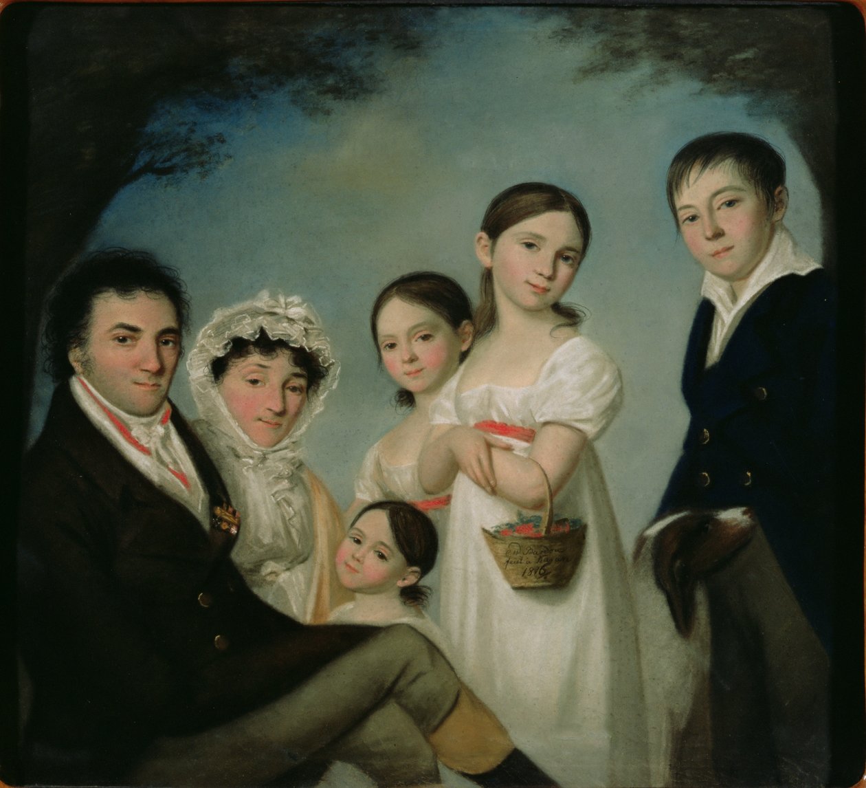 Boratynsky-familien, 1816 af Karl Wilhelm Bardou