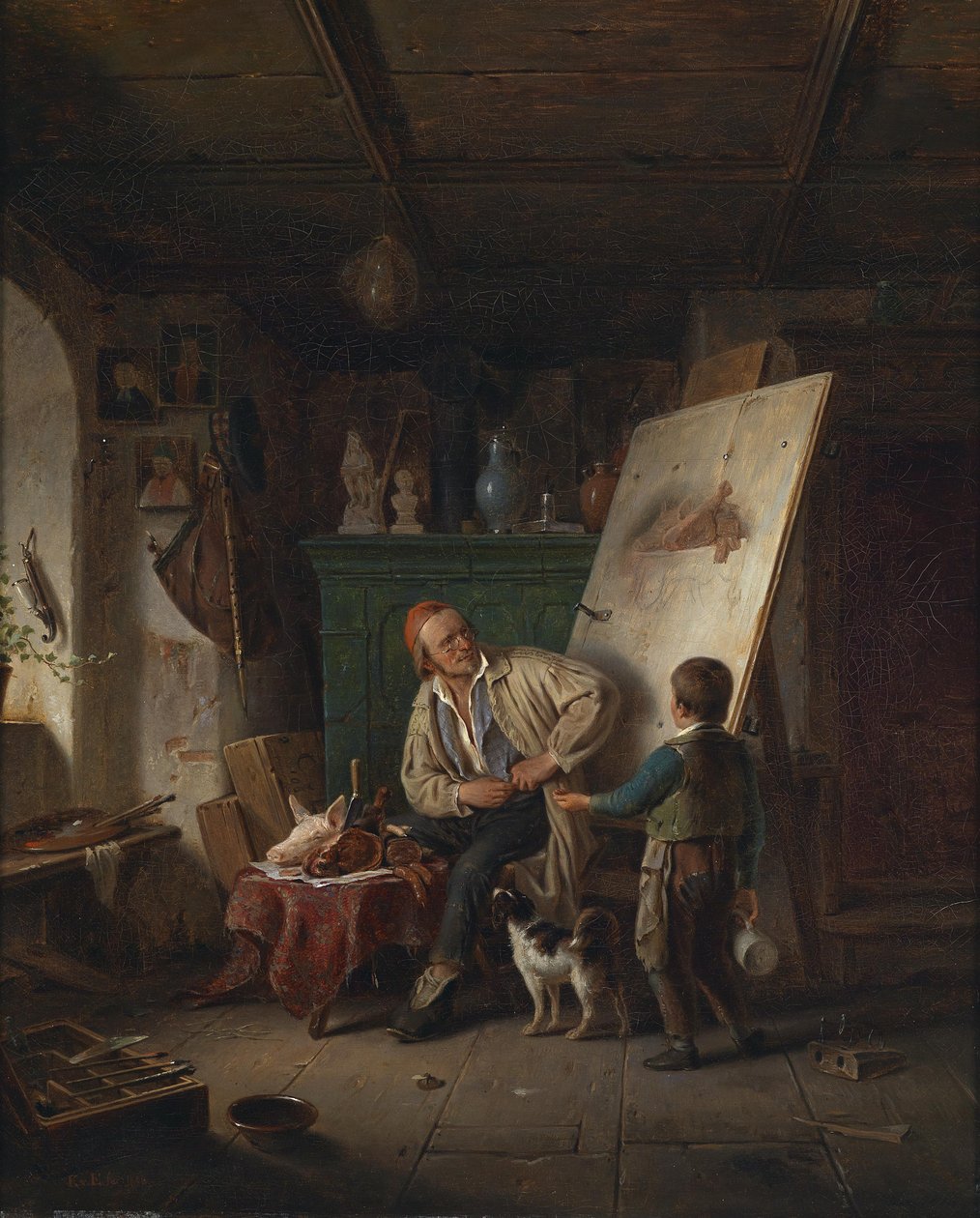 I studiet af Karl Von Enhuber