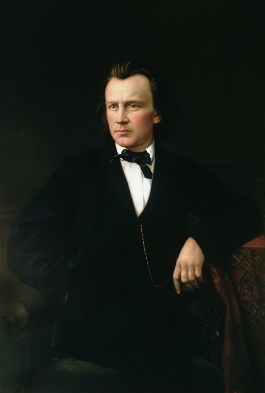 J. Brahms, ca. 1860 af Karl von Jagemann