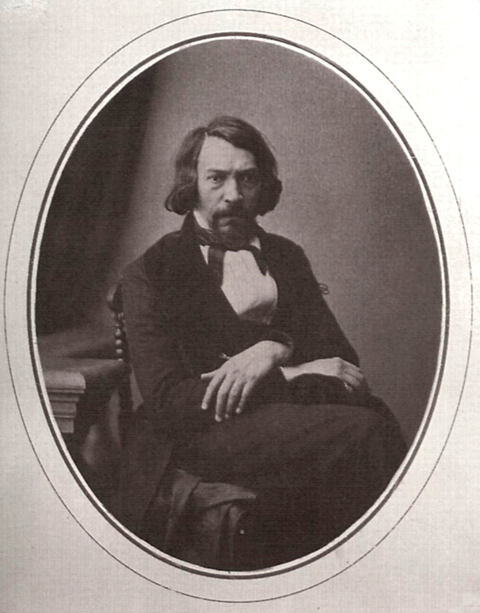 Alexei Stepanovich Khomyakov, russisk religiøs digter, c1858 af Karl August Bergner