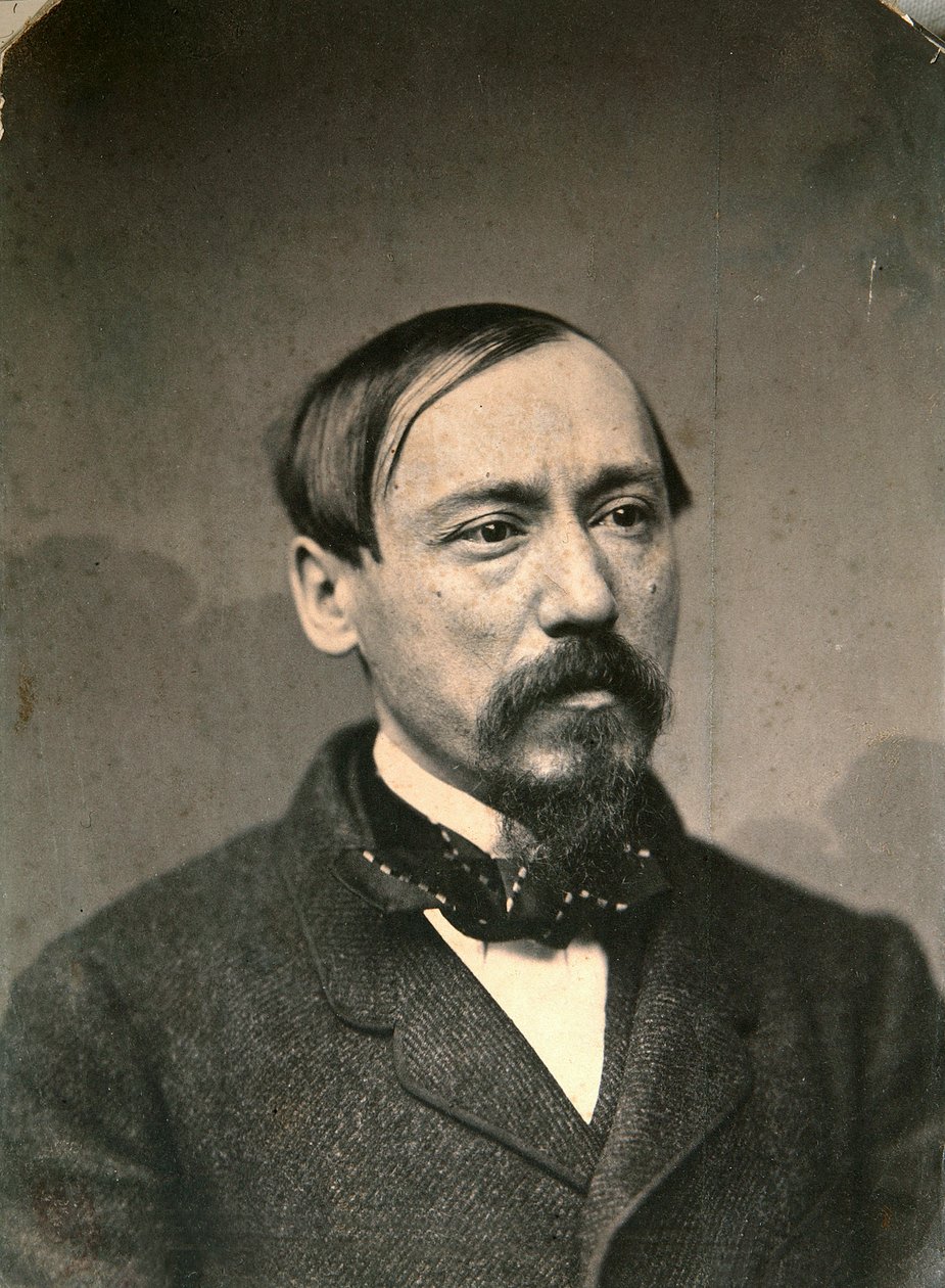 Nikolay Nekrasov, russisk digter og udgiver, slutningen af 1850