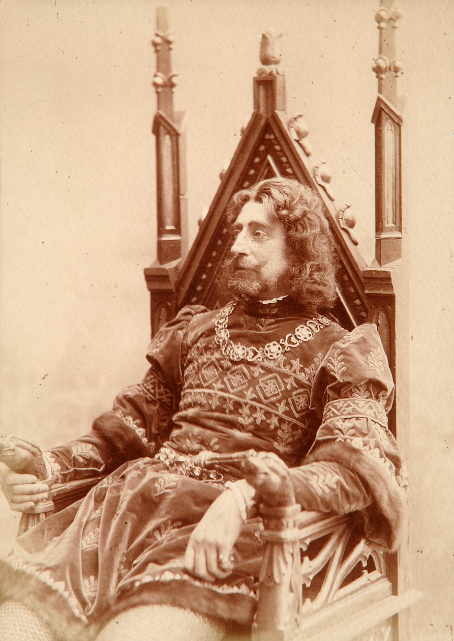Storhertug Constantine Constantinovich af Rusland som Hamlet, 1900 af Karl August Fischer