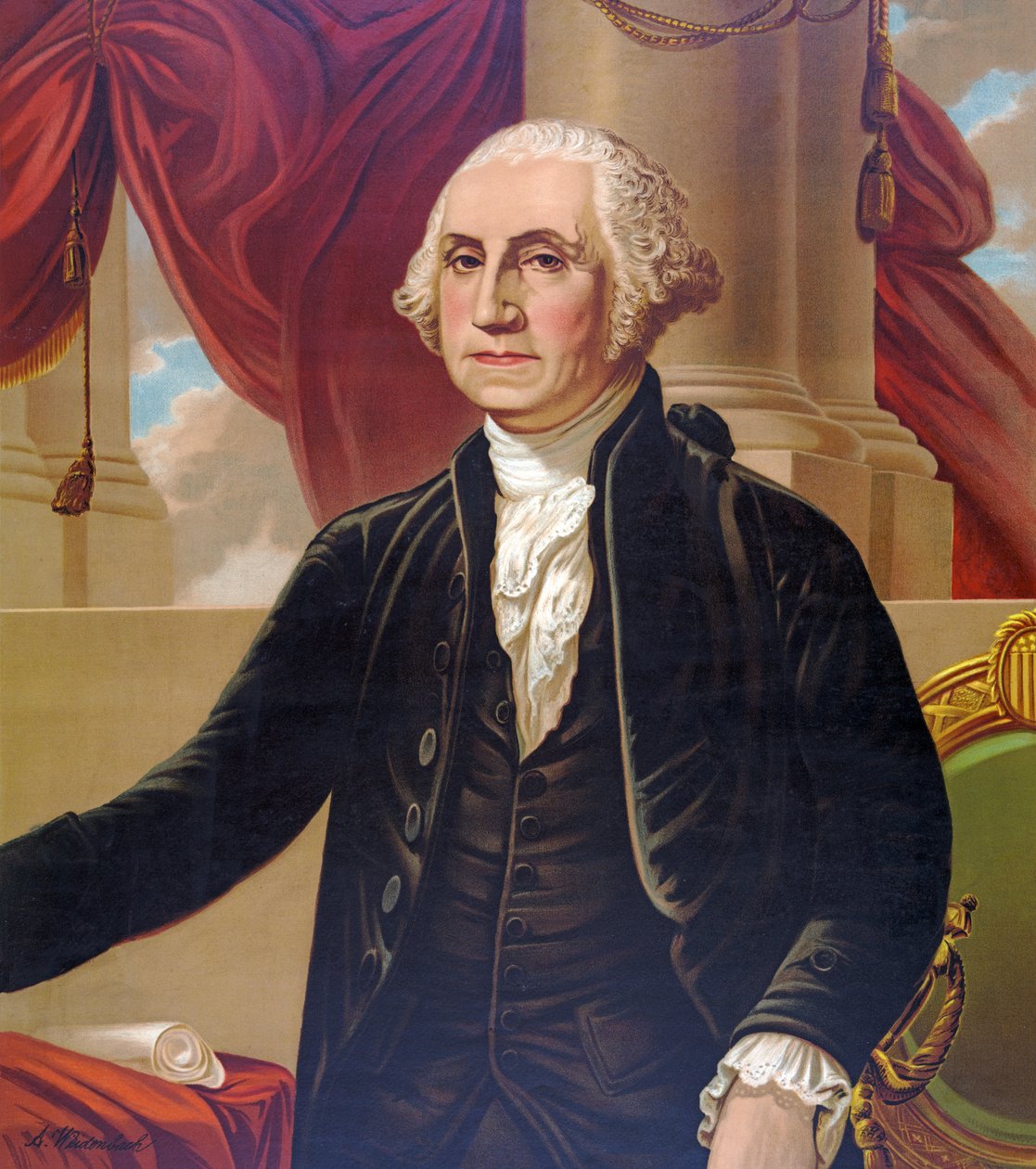 George Washington, udg. ca. 1876 af Karl Augustus Weidenbach