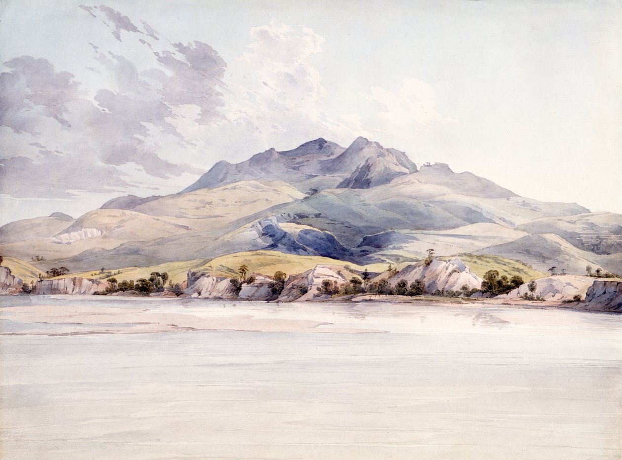 Bijoux Hills ved Missouri af Karl Bodmer
