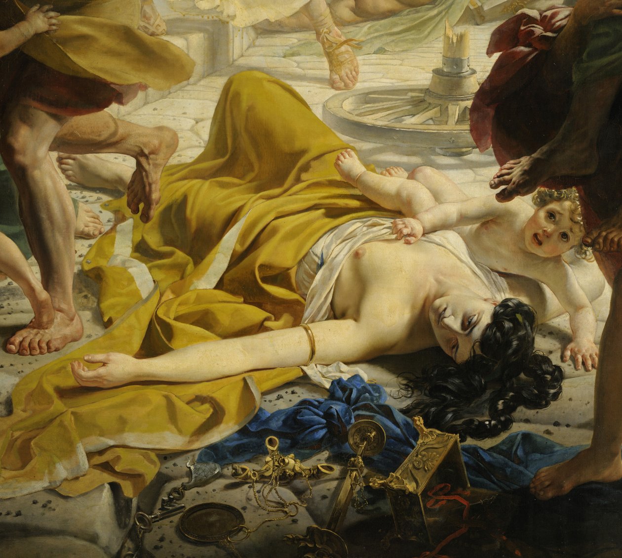 Detaljer om Pompejs sidste dag (af Karl Bryullov, 1833, Russian Museum) af Karl Pavlovich Bryullov