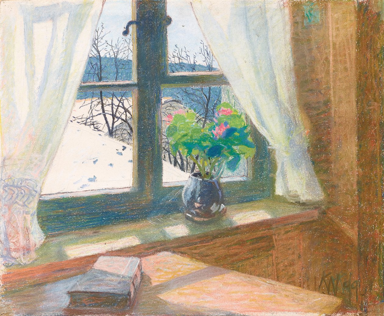 Udsigt fra vinduet af Karl Edmund Walser