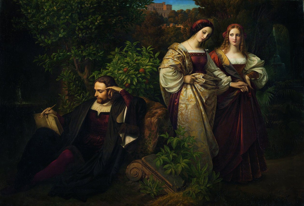 Torquato Tasso og de to Leonorer af Karl Ferdinand Sohn
