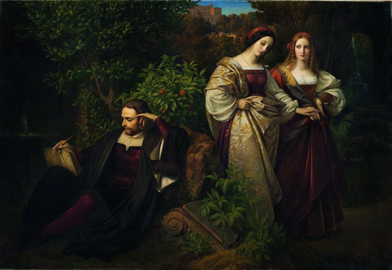 Torquato Tasso og de to Leonores af Karl Ferdinand Sohn