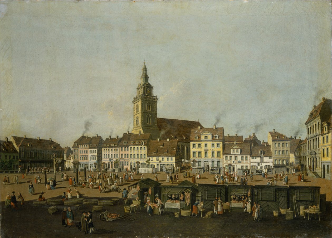 Udsigt over Neue Markt med St. Mary