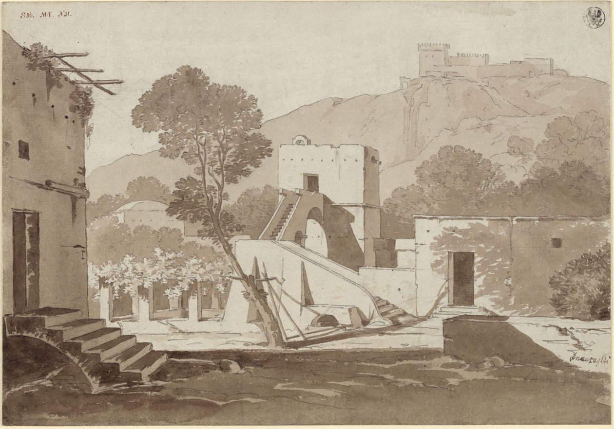 Bondegård nær Anacapri af Karl Friedrich Schinkel